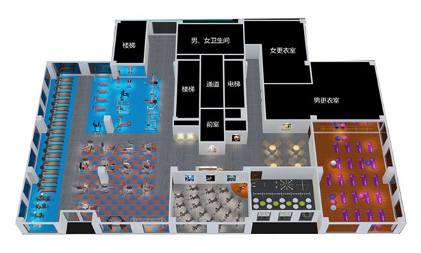 1500平方健身房配置方案-广西球王会体育健身器材有限公司 1500平方健身房配置方案-广西球王会体育健身器材有限公司