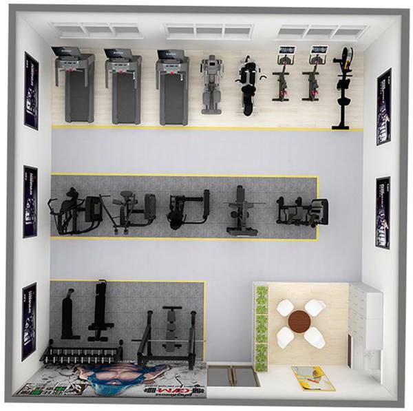 100平方健身房配置方案-广西球王会体育健身器材有限公司 100平方健身房配置方案-广西球王会体育健身器材有限公司